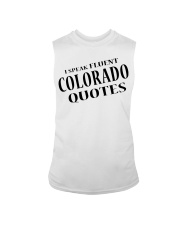 I Speak Fluent Colorado Quotes Sleeveless Tee tile