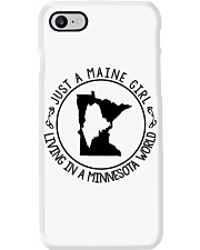 MAINE GIRL LIVING IN MINNESOTA Phone Case tile
