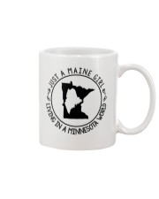 MAINE GIRL LIVING IN MINNESOTA Mug tile