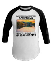 Should Be In Massachusetts Baseball Tee tile