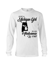 MICHIGAN GIRL IN ALABAMA Long Sleeve Tee tile