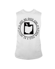 OHIO GIRL LIVING IN UTAH Sleeveless Tee tile