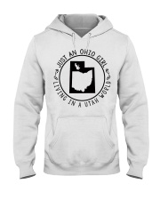 OHIO GIRL LIVING IN UTAH Hooded Sweatshirt tile