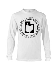 OHIO GIRL LIVING IN UTAH Long Sleeve Tee tile