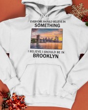 Should Be In Brooklyn Hooded Sweatshirt apparel-hooded-sweatshirt-lifestyle-front-65