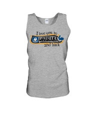 I love you to Louisiana Unisex Tank tile
