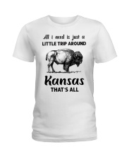 A Little Trip Around Kansas Ladies T-Shirt tile