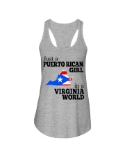 PUERTO RICAN GIRL IN VIRGINIA Ladies Flowy Tank tile