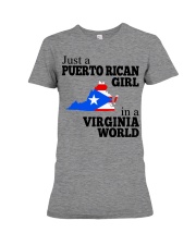 PUERTO RICAN GIRL IN VIRGINIA Premium Fit Ladies Tee tile