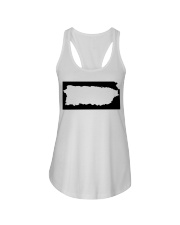 MAP PUERTO RICO IN KANSAS Ladies Flowy Tank tile