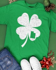 Utah Map - Four Leaf Clover Classic T-Shirt apparel-classic-tshirt-lifestyle-back-69