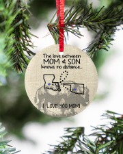 The Love Mother And Son Oklahoma Louisiana Circle ornament - single (porcelain) aos-circle-ornament-single-porcelain-lifestyles-07