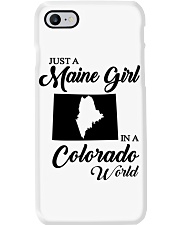 MAINE GIRL IN COLORADO Phone Case tile