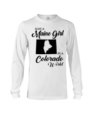 MAINE GIRL IN COLORADO Long Sleeve Tee tile