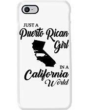 PUERTO RICAN GIRL IN CALIFORNIA Phone Case tile
