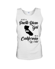PUERTO RICAN GIRL IN CALIFORNIA Unisex Tank tile