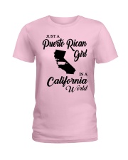 PUERTO RICAN GIRL IN CALIFORNIA Ladies T-Shirt front
