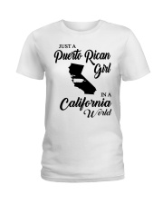PUERTO RICAN GIRL IN CALIFORNIA Ladies T-Shirt tile