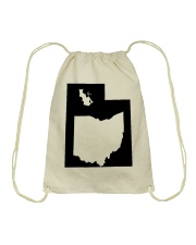 MAP OHIO IN UTAH Drawstring Bag tile