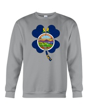 Flag Kansas Four Leaf Clover Crewneck Sweatshirt tile