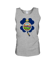 Flag Kansas Four Leaf Clover Unisex Tank tile