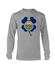 Flag Kansas Four Leaf Clover Long Sleeve Tee tile