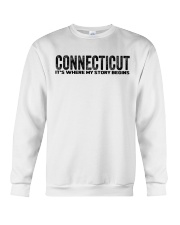 Connecticut - My Story Begins Crewneck Sweatshirt tile