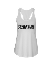 Connecticut - My Story Begins Ladies Flowy Tank tile