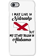 Began In Alabama - Live In Nebraska Phone Case tile