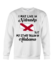Began In Alabama - Live In Nebraska Crewneck Sweatshirt tile