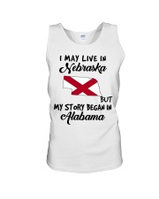 Began In Alabama - Live In Nebraska Unisex Tank tile