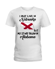 Began In Alabama - Live In Nebraska Ladies T-Shirt tile