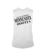 I Speak Fluent Minnesota Quotes Sleeveless Tee tile