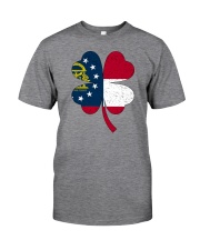 Flag Georgia Four Leaf Clover Classic T-Shirt tile