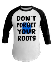 Utah Map Don't Forget Your Roots Baseball Tee tile