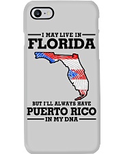 LIVE IN FLORIDA PUERTO RICO IN MY DNA Phone Case tile
