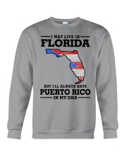 LIVE IN FLORIDA PUERTO RICO IN MY DNA Crewneck Sweatshirt tile