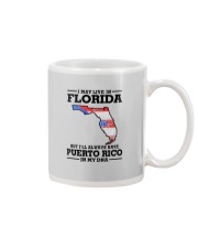 LIVE IN FLORIDA PUERTO RICO IN MY DNA Mug tile