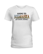 Going To Nebraska Landscape Ladies T-Shirt tile