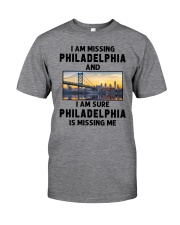 I Am Missing Philadelphia Classic T-Shirt front