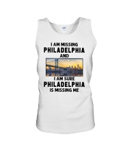 I Am Missing Philadelphia Unisex Tank tile