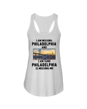I Am Missing Philadelphia Ladies Flowy Tank tile