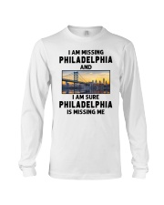 I Am Missing Philadelphia Long Sleeve Tee tile