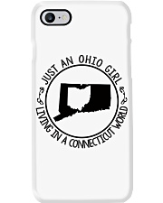 OHIO GIRL LIVING IN CONNECTICUT Phone Case tile