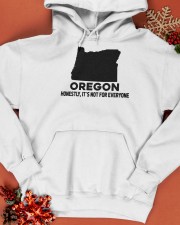 Oregon It's Not For Everyone Hooded Sweatshirt apparel-hooded-sweatshirt-lifestyle-front-65