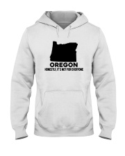 Oregon It's Not For Everyone Hooded Sweatshirt front
