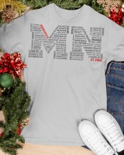 Minnesota cities Classic T-Shirt apparel-classic-tshirt-lifestyle-front-82