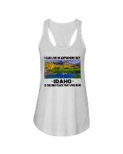 Idaho Only Place Lives In Me Ladies Flowy Tank tile