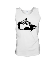 MAP OHIO IN CANADA Unisex Tank tile