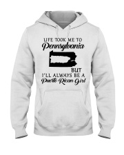 LIFE TOOK TO PENNSYLVANIA BE A PUERTO RICAN GIRL Hooded Sweatshirt tile